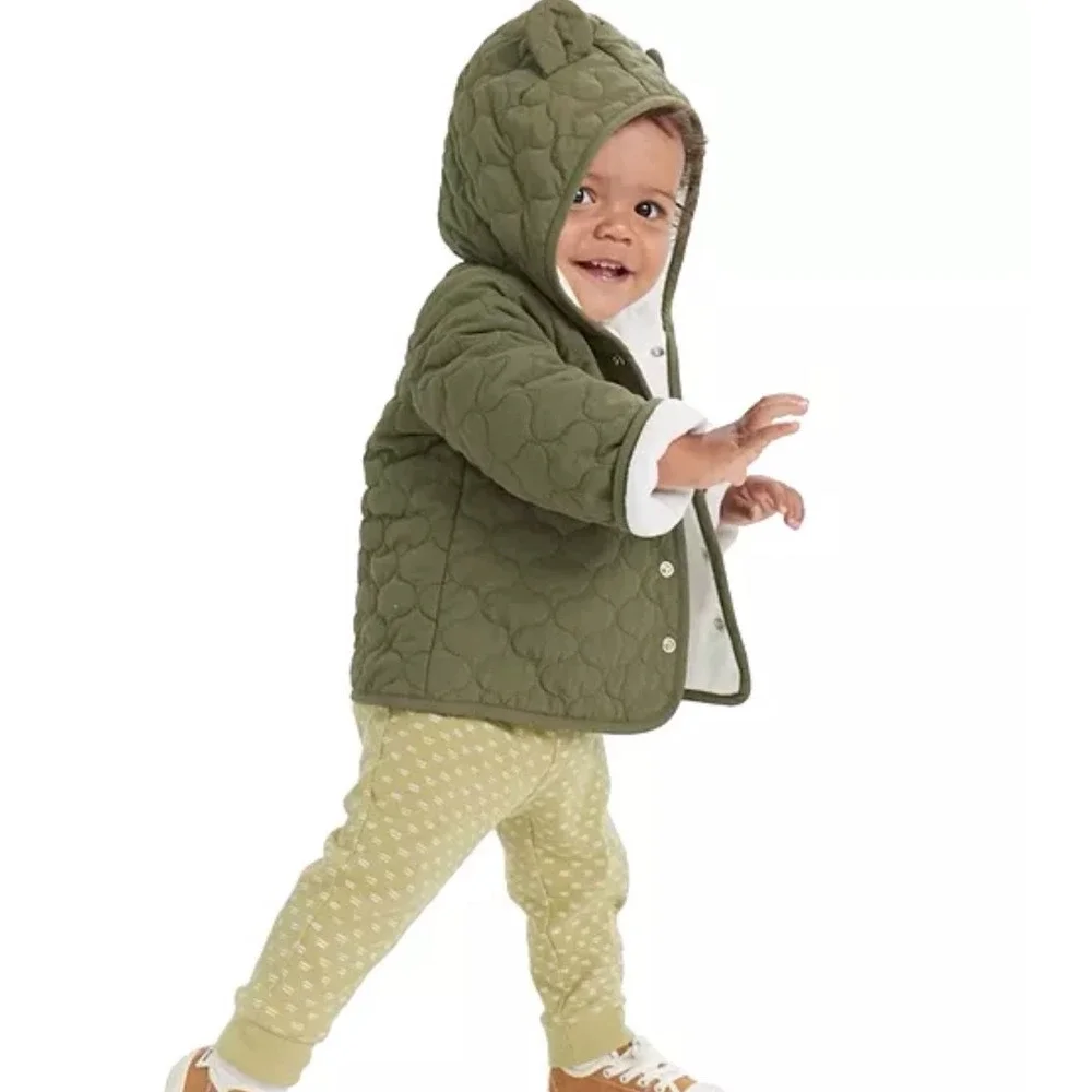 Baby Bear Jacket 0–3M Green 100% Nylon‎ Shell 100% Polyester Lining/Filling